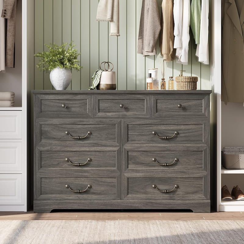 Farmhouse Drawers Dresser for Bedroom Storage Dressers Organizer