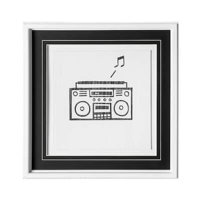 Boom Box Framed Art Print