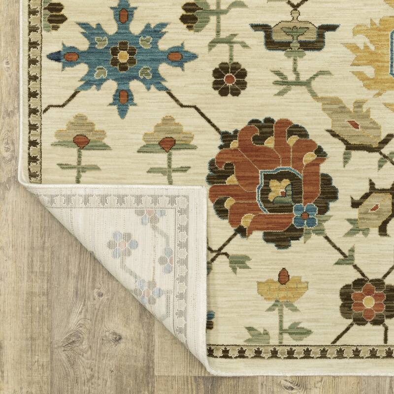 Style Haven Federica Bohemian Oriental Fringe Edge Area Rug