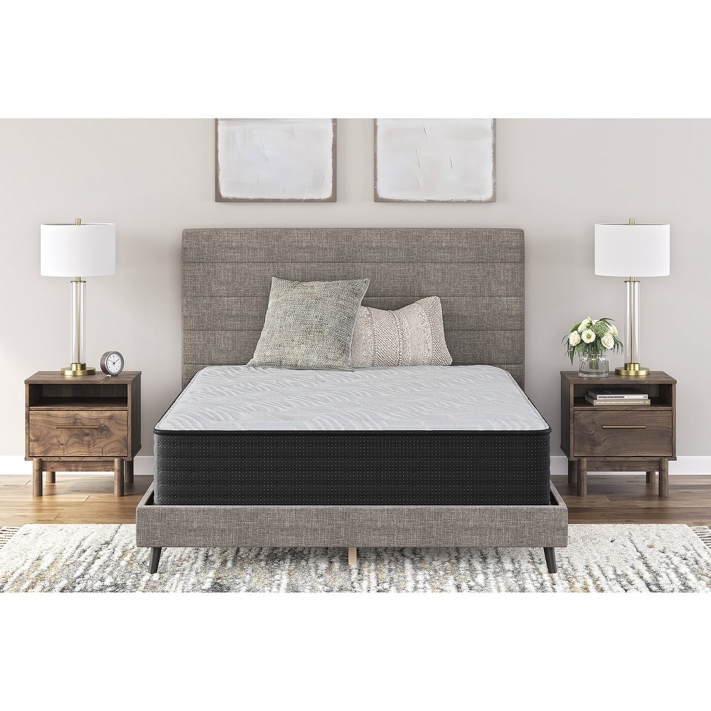 Signature Design by Ashley Palisades Plush Gray/Blue Mattress