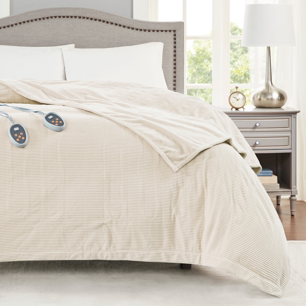 Bed bath and top beyond electric throw