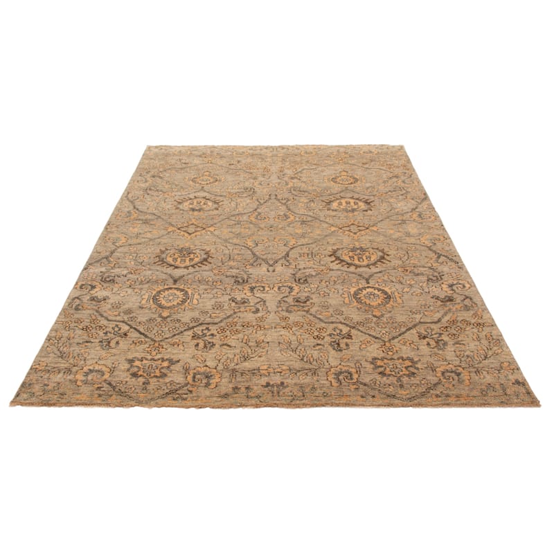 ECARPETGALLERY Hand-knotted Jules Serapi Grey Wool Rug - 8'11 x 11'10