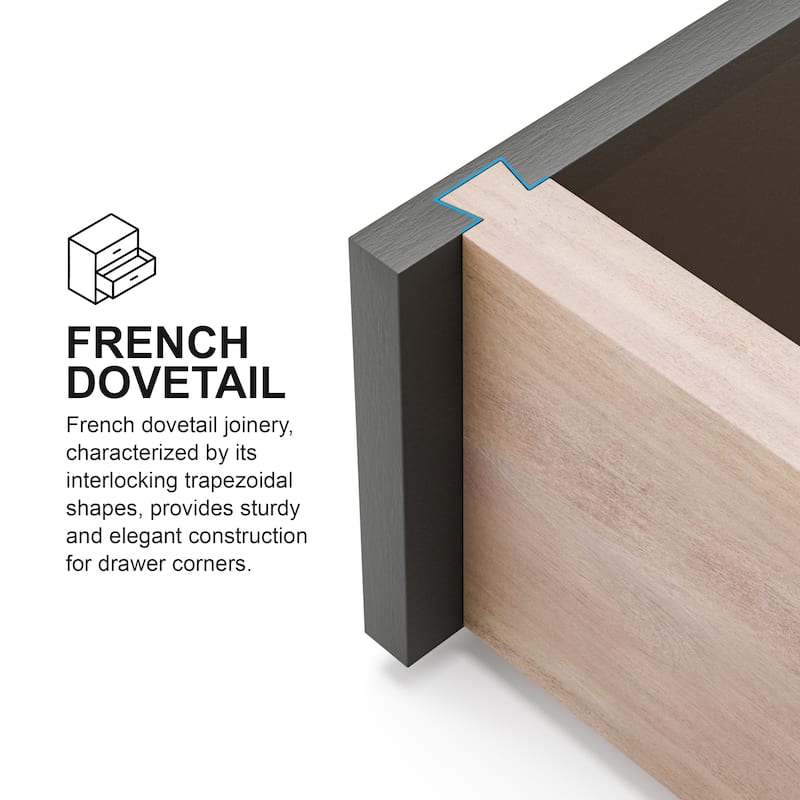 Furniture of America Prylen Modern 2-Piece Dark Cherry Solid Wood Panel Bedroom Set with LED Reading Lights