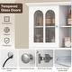 preview thumbnail 6 of 8, Gymax 73'' Tall Kitchen Pantry Storage Cabinet w/ LED Lights and Power