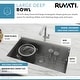 preview thumbnail 6 of 11, Ruvati 28-inch Workstation Ledge Undermount 16 Gauge Stainless Steel Kitchen Sink Single Bowl - RVH8309 - 26-1/2″ x 16″