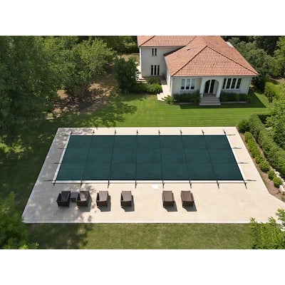 Fits 20x40ft Rectangular Underground and Inground Swimming Pools Safety Cover