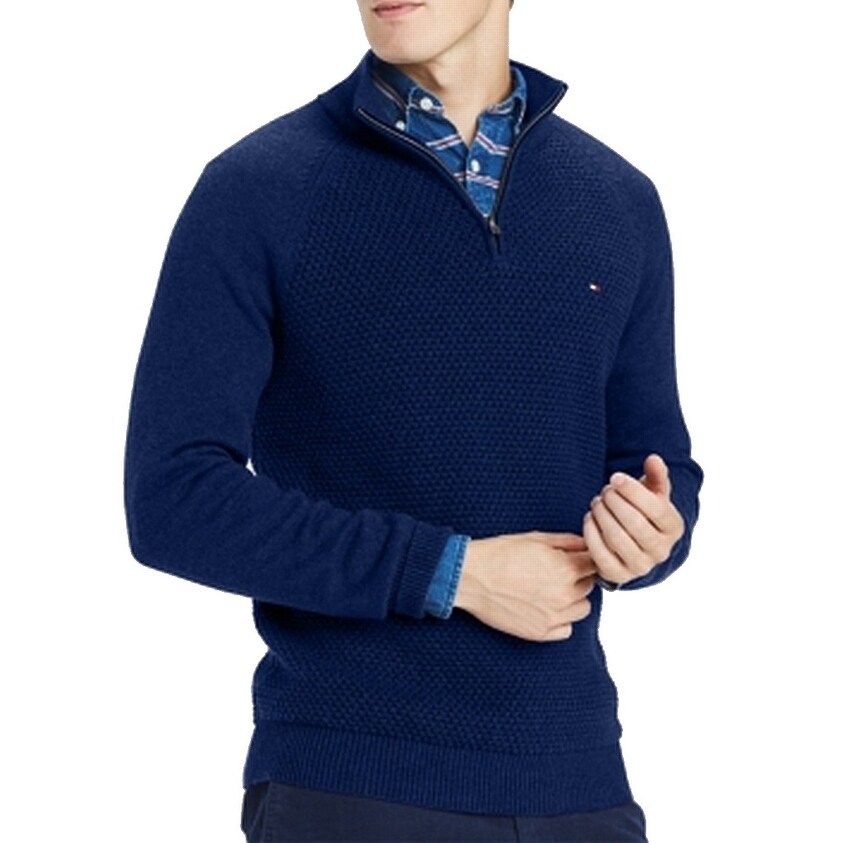 tommy blue sweater