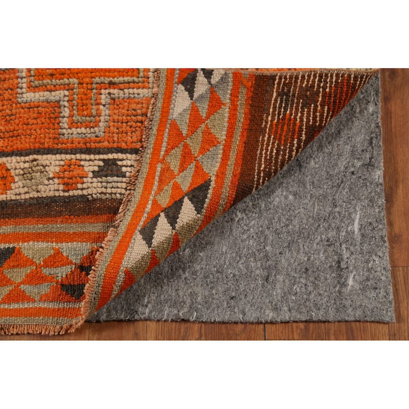Anatolian Oriental Vintage Runner Rug Handmade Wool Carpet - 2'11"x 11'2"