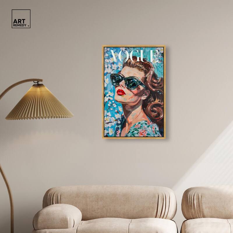 Autumn Blossom Icon Canvas by Art Remedy