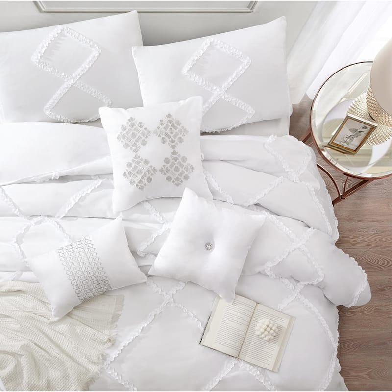 Nanshing Melissa 3D Clip Jacquard 7 Piece Comforter Set