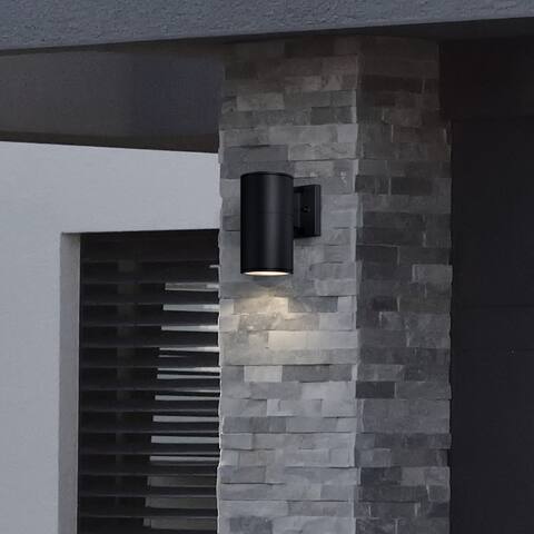 Min WBC-1 Cylinder Outdoor Wall Light (LED/Incandesent) - 8"