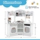 preview thumbnail 5 of 6, Corner Play Kitchen Wooden Kids Kitchen Playset w/Lights & Sound