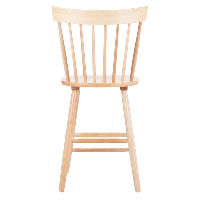SAFAVIEH Biddie 24-inch Spindle Farmhouse Counter Stool (Set of 2) - 20" W x 21" D x 39" H - 20"W x 21"D x 39"H