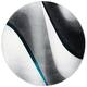SAFAVIEH Hollywood Jocelyne Mid-Century Modern Abstract Rug - 5'3" x 5'3" Round - Grey/Blue