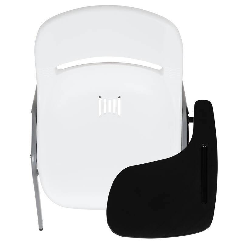 Ergonomic Shell Chair with Right Handed Flip-Up Tablet Arm