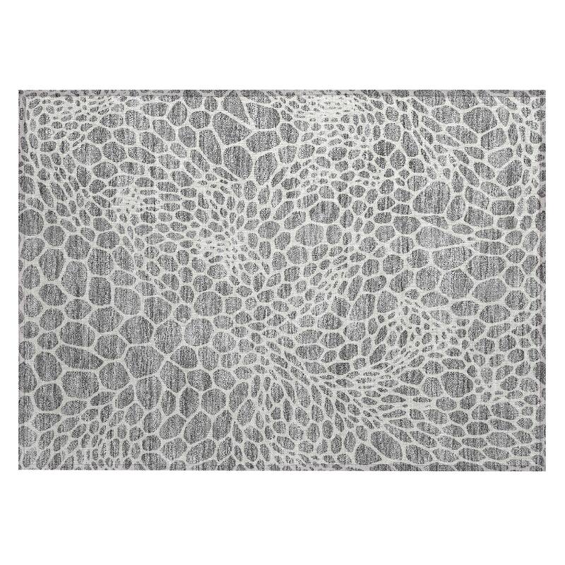 Machine Washable Indoor/ Outdoor Chantille Animal Print Rug