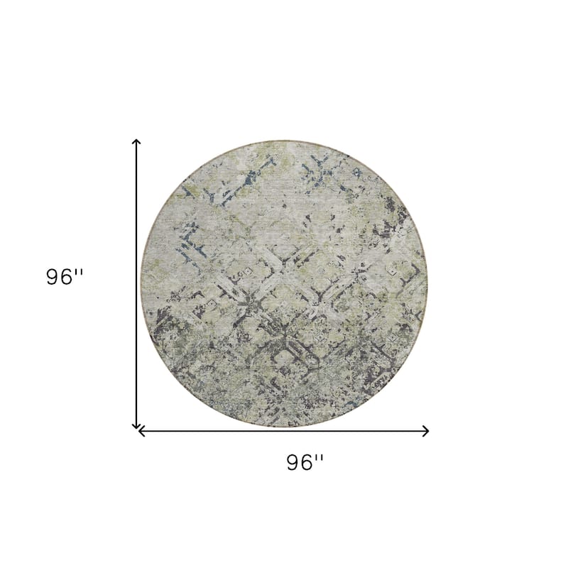 HomeRoots Geometric Transitional Rectangle Outdoor Rug