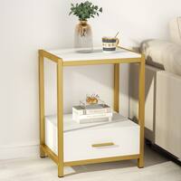 Buy Gold Modern Contemporary Nightstands Bedside Tables Online At Overstock Our Best Bedroom Furniture Deals