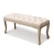 preview thumbnail 6 of 19, Wooden Upholstered Tufted Bench 43.3" W x 15" D x 18.90" H - Beige