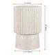 preview thumbnail 28 of 27, JONATHAN Y Kline 19" Modern Art Deco Tambour Accent Table