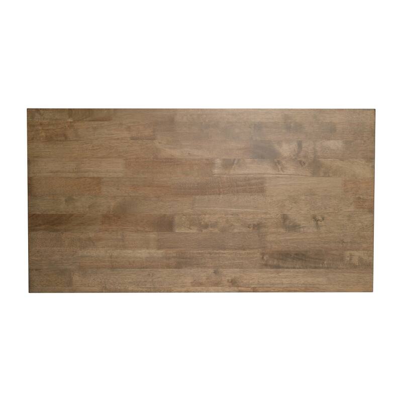 Solid Wood Farmhouse Trestle Style Coffee Table