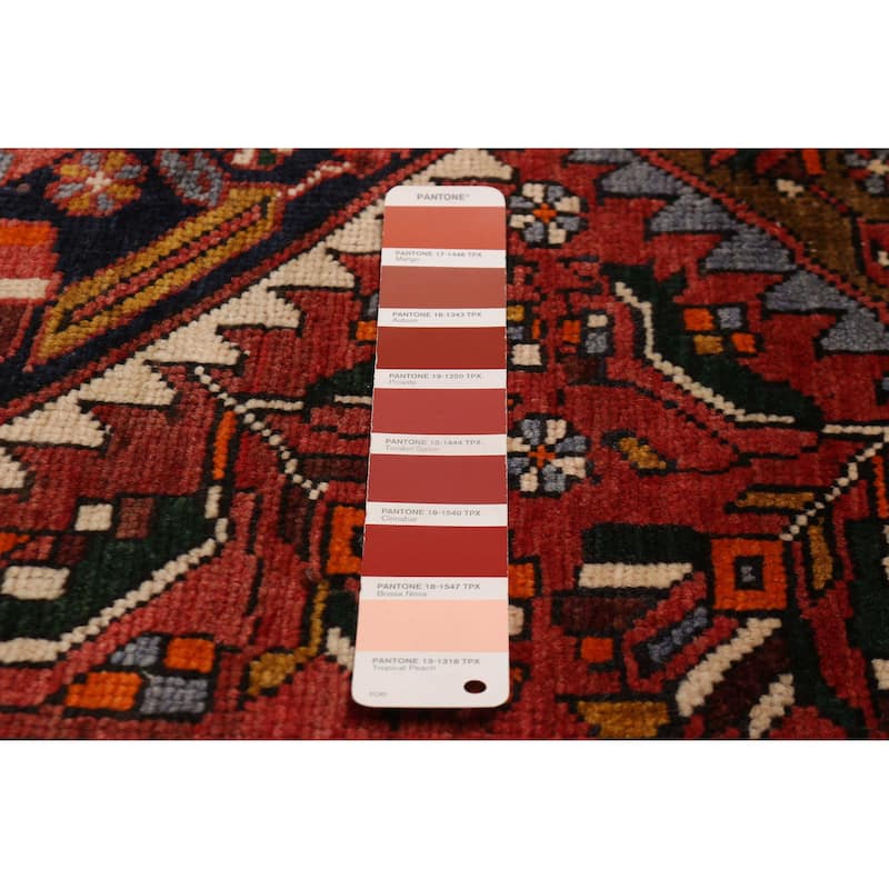 ECARPETGALLERY Hand-knotted Sarabi Red Wool Rug - 3'5 x 10'10