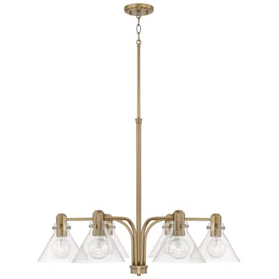 Greer 6-light Chandelier w/ Clear Glass
