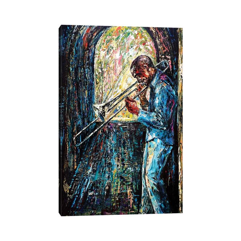 iCanvas "Bluesy Morning" by Natasha Mylius Canvas Print