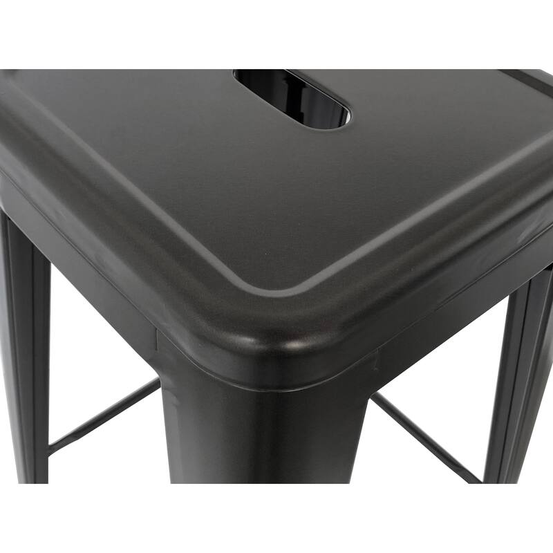 NPD Furniture Metropolis Metal Backless Bar Stool (Set of 4)