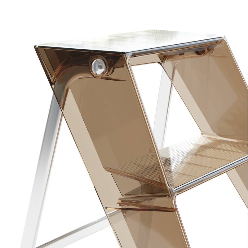 Home folding ladder frame indoor multi-functional thick folding ladder stool simple creative anti-slip edge table ladder frame