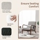 preview thumbnail 14 of 15, Costway 1PC/2PCS Modern Accent Chair Leisure Armchair with Rubber Wood - See Details
