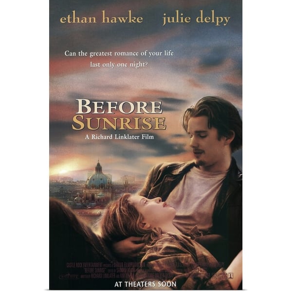 OGTDA Poster su tela del film Before Sunrise, decorazione artistica da parete per soggiorno e camera da letto, senza cornice, 30 x 45 cm