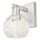 Option Brushed Satin Nickel / White Mouchette