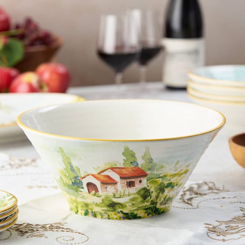 Certified International Tuscany Deep Bowl 11" x 5",106 oz. - 11'' W x 11'' D x 5'' H