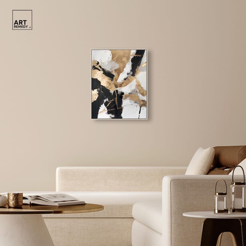 Cracked Gilt II Canvas by Art Remedy