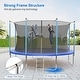 preview thumbnail 8 of 6, Trampolines with Safty Enclosure Recreational Trampolines