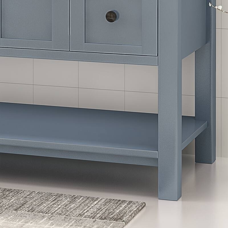 Jamison 48" Wood Bathroom Vanity (Counter Top Not Included) by Christopher Knight Home