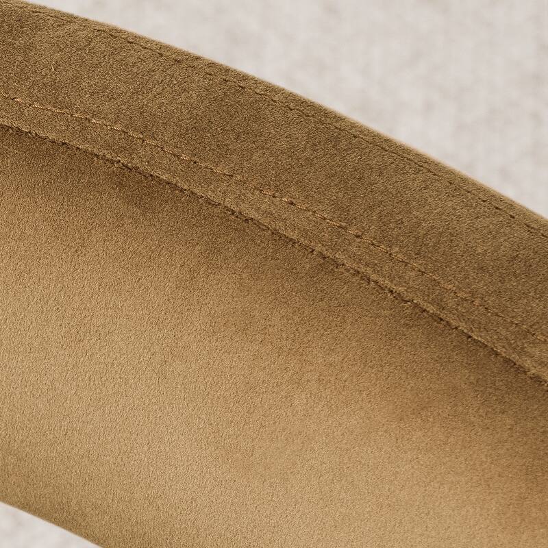 Modern Velvet Upholstered Dining Armchairs with Black Metal Legs (Set of 2/4/6)