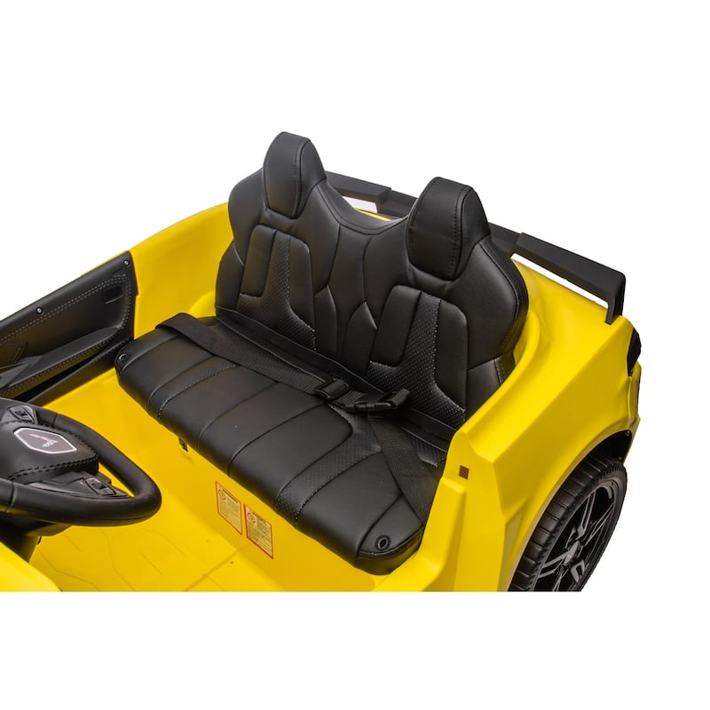 24V Chevrolet Corvette C8 2-Seater Ride on Yellow