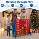 preview thumbnail 33 of 45, Costway Jumbo 4-to-Score 4 in A Row Board Game Set Outdoor Indoor Kids