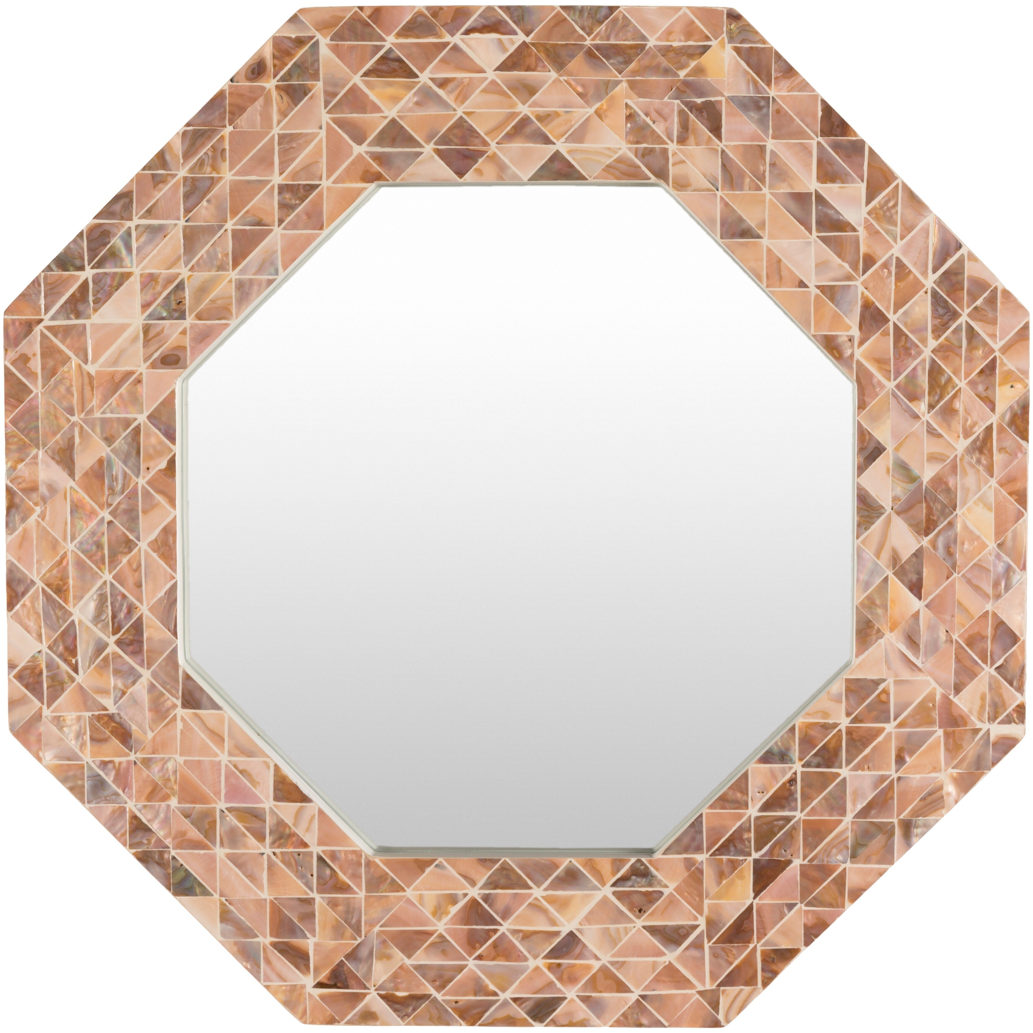 Shop 21 7 Copper Octagon Shaped Mosaic Inlaid Decorative Wall