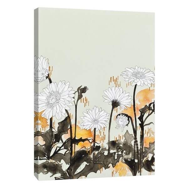 PTM Images 9-105413 PTM Canvas Collection 10" x 8" - "Alabaster Garden 3" Giclee Flowers Art Print on Canvas