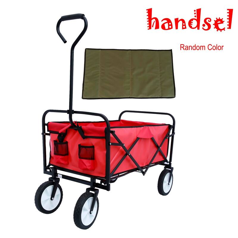 Multifunctional Folding Cart with 360° Rotating Wheels