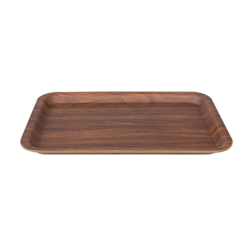 Luxe Party Mahogany Collection Serving Tray - 9.45" x 13.58" x 0.79"