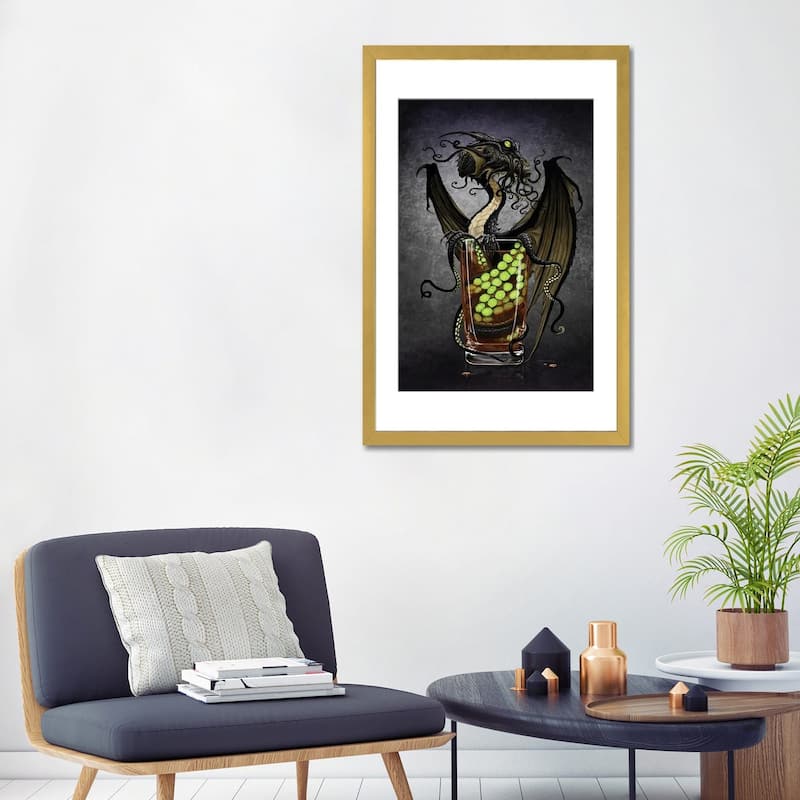 iCanvas "Kraken Storm Dragon" by Stanley Morrison