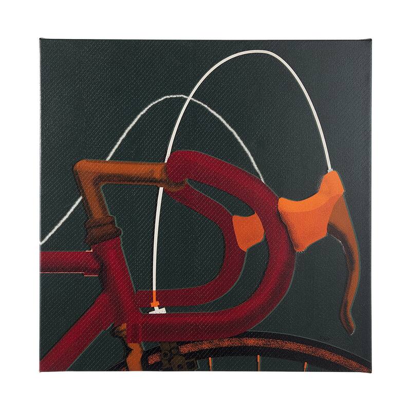 Bike Handle I (44 x 44) Canvas Art Print - Large