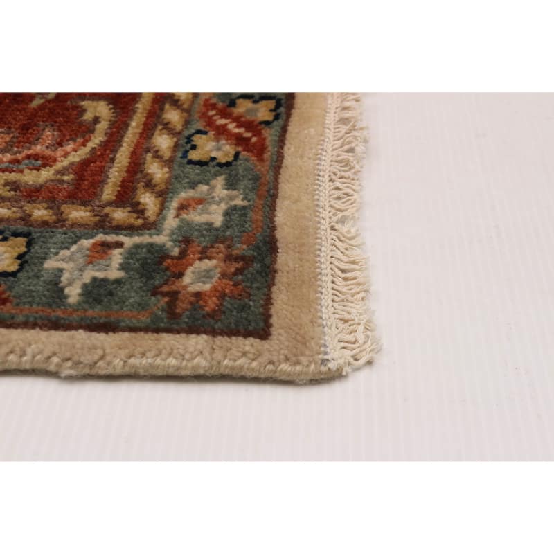 ECARPETGALLERY Hand-knotted Jules Sultane Ivory Wool Rug - 7'10 x 9'9