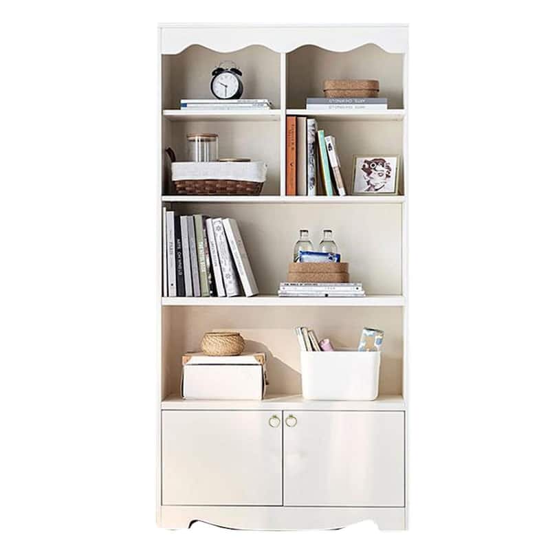 63 Inches Tall Storage Cabinet,5-Tier Bookcase