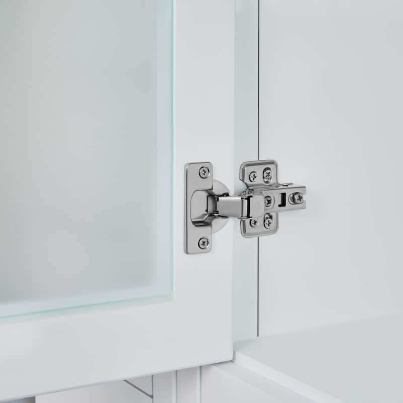Vanity Art 72" Double Sink Bathroom Vanity Set with Engineered Marble Top and Free Mirror - 72 W X 18.5 D X 31.1 H