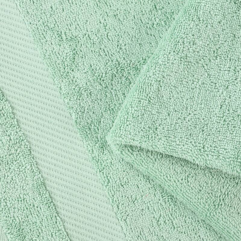 Superior Luxury Solid Highly Absorbent Egyptian Cotton 6 Piece Bath, Face, and Hand Towel Set